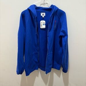 Champion KU Jayhawks Full Zip Hooded Jacket Size XXL